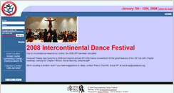 Desktop Screenshot of dancecamp.usadance.org